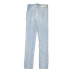 DIESEL Womens Slim Light Blue Denim Jeans W26 L32 Stylish Cotton Blend Zip