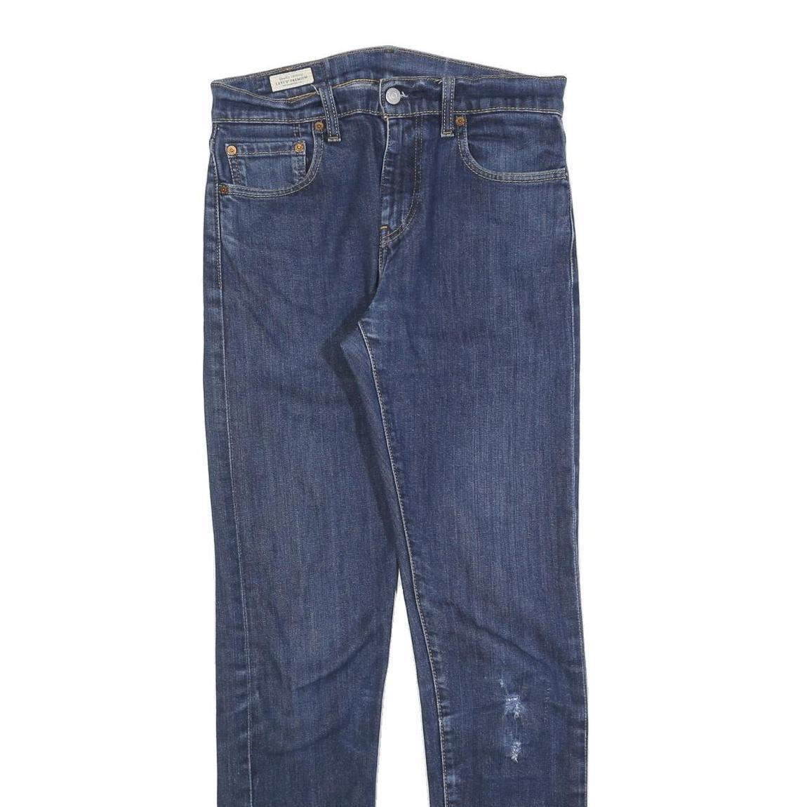 LEVI'S 512 BIG E Mens Jeans Blue Slim Skinny Denim Medium W29 L34 Cotton Blend