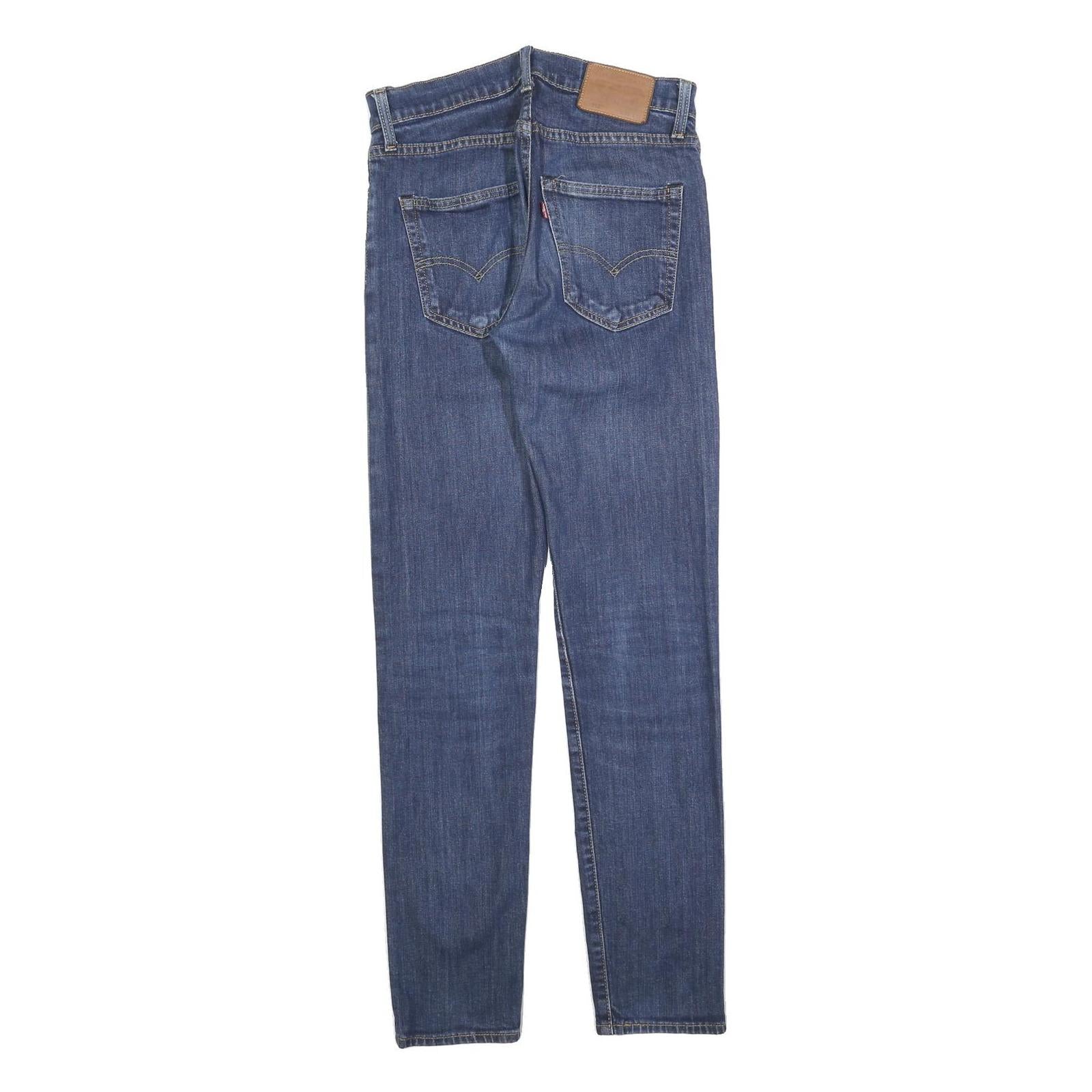 LEVI'S 512 BIG E Mens Jeans Blue Slim Skinny Denim Medium W29 L34 Cotton Blend