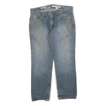 DKNY Mens Relaxed Jeans Blue Denim W36 L30 Soho Relaxed Zip Cotton Blend