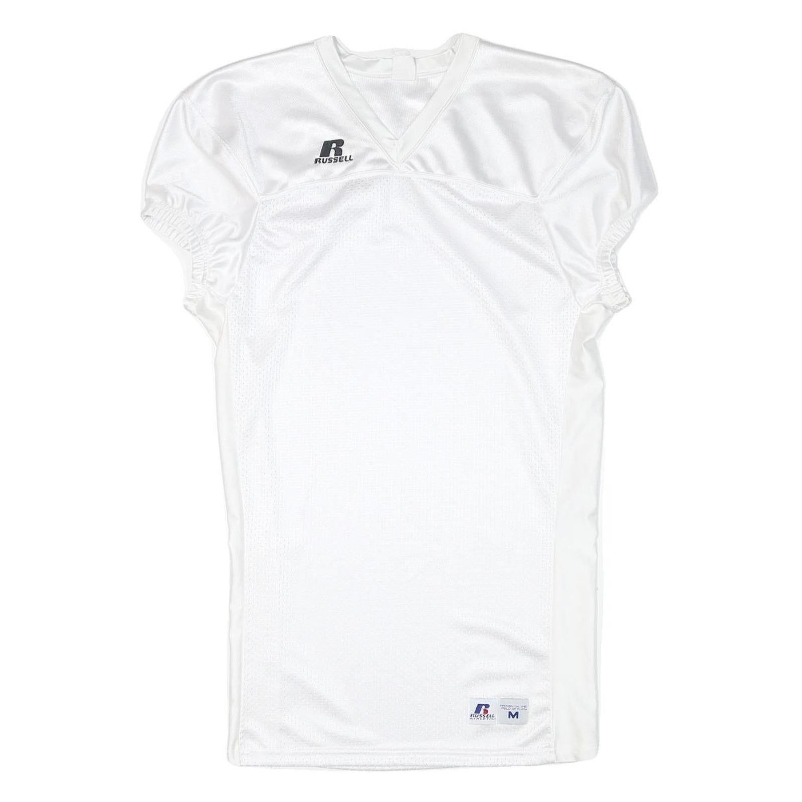 RUSSELL ATHLETIC Womens White Plain Day Polyester Blend Short Sleeve Dress M