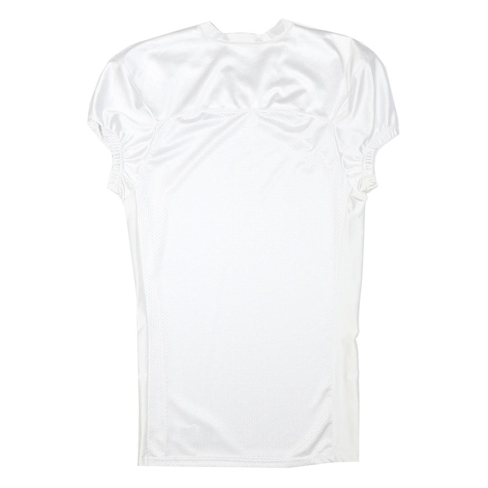 RUSSELL ATHLETIC Womens White Plain Day Polyester Blend Short Sleeve Dress M