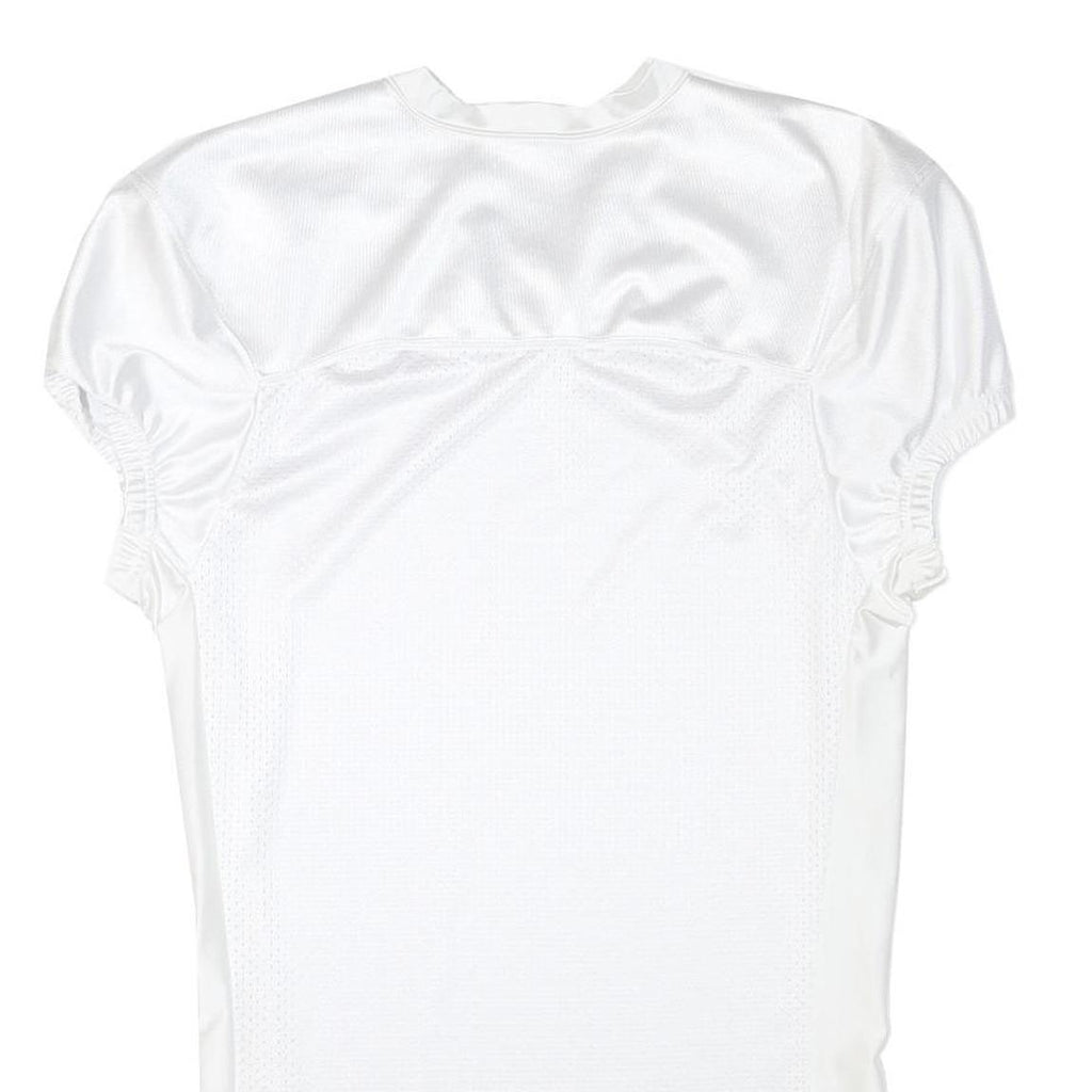 RUSSELL ATHLETIC Womens White Plain Day Polyester Blend Short Sleeve Dress M