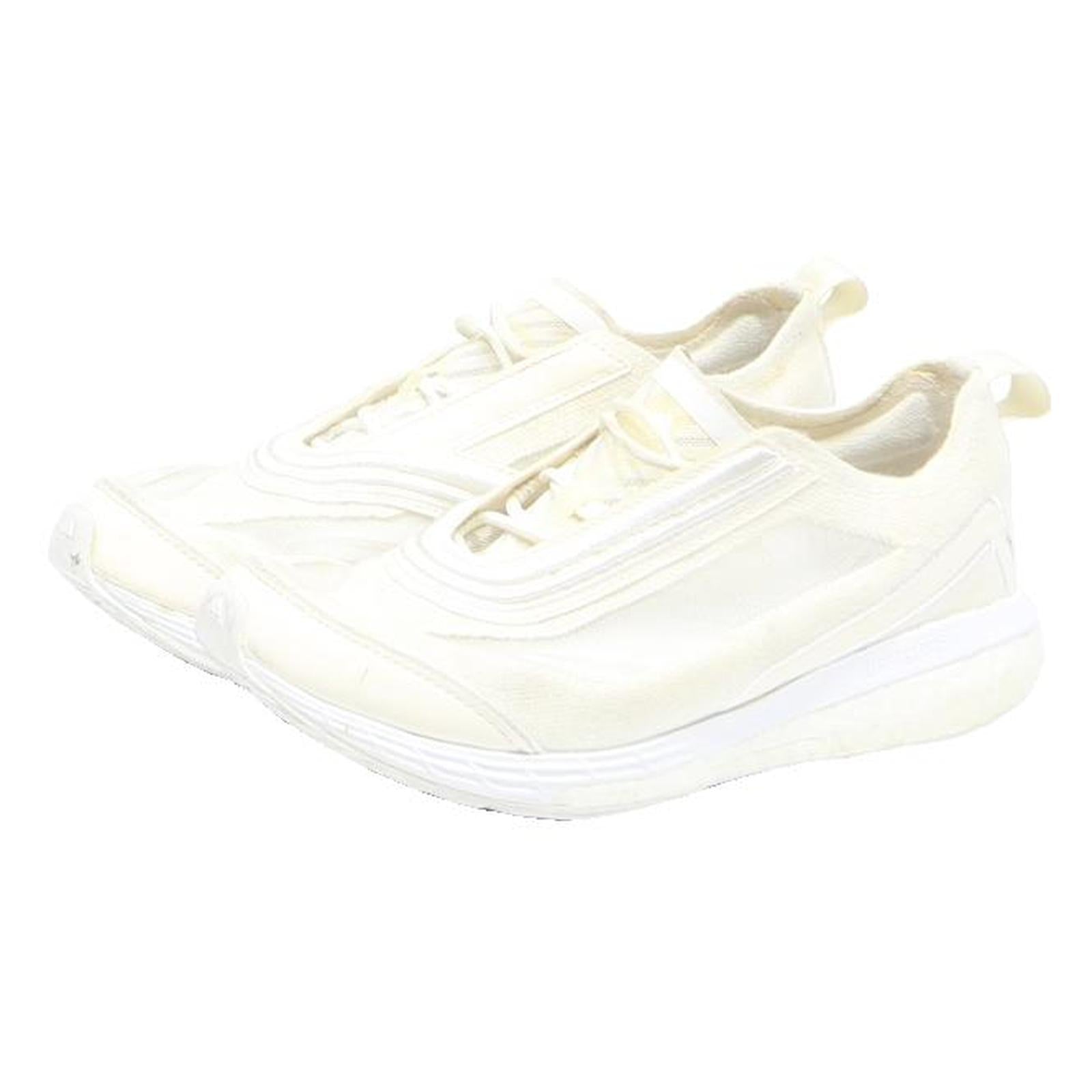 ADIDAS Womens Low Top Trainers Synthetic White UK 4 Lightweight Sports Footwear