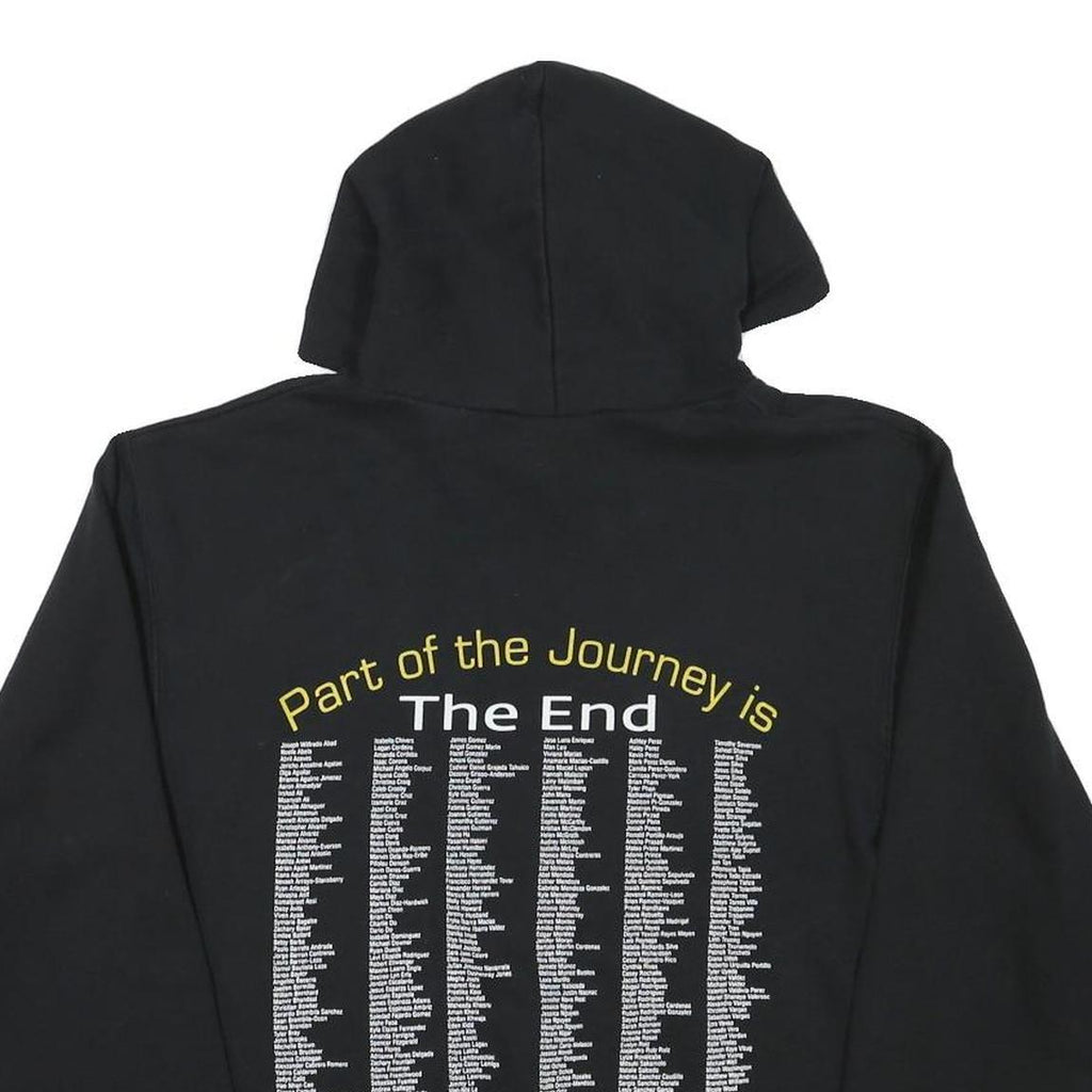 CHAMPION Mens Black Seniors 2020 Pullover Hoodie M Cotton Blend