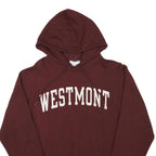 CHAMPION Mens Maroon Westmont Pullover Hoodie S Cotton Blend Casual