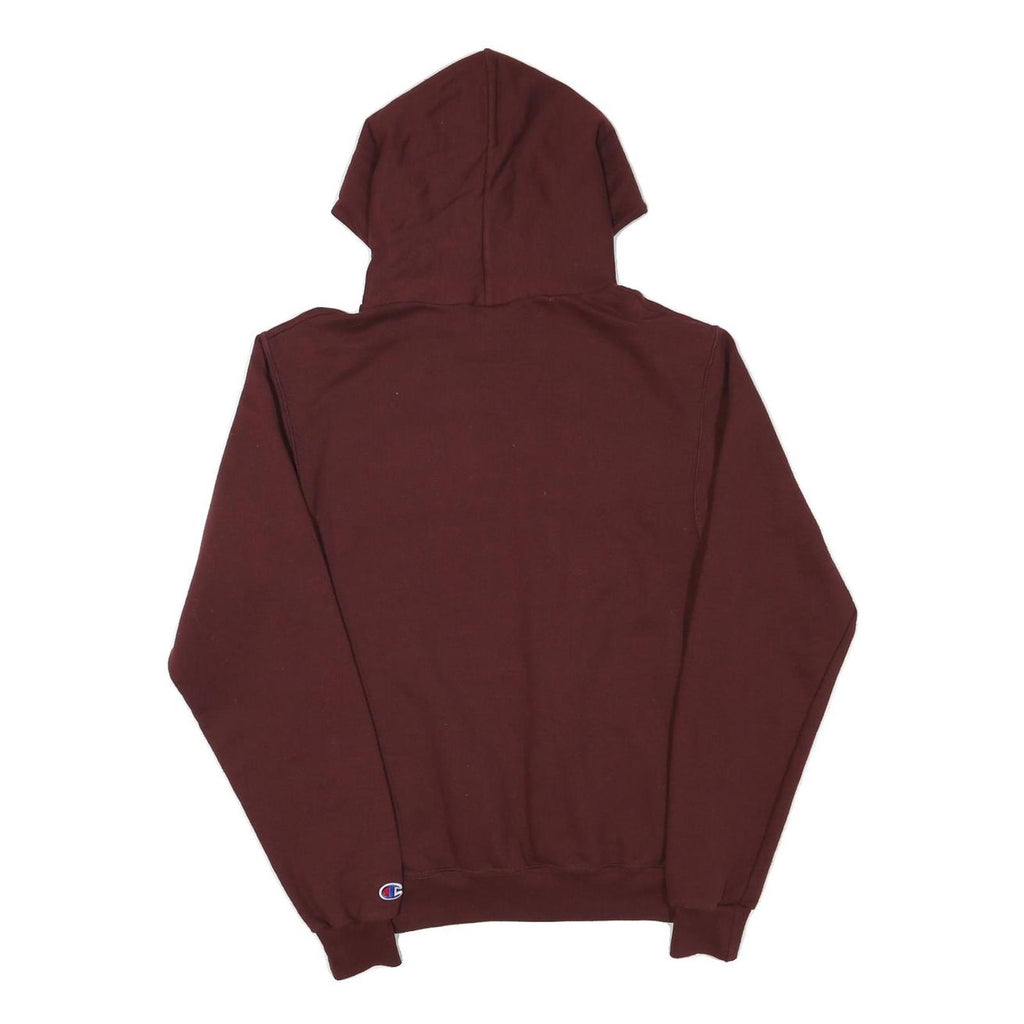 CHAMPION Mens Maroon Westmont Pullover Hoodie S Cotton Blend Casual
