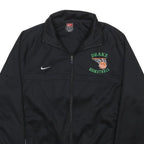 NIKE Womens Black & White Drake Basketball Zip Jacket M Polyester Sportswear