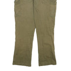 DICKIES Mens Cotton Blend Beige Regular Cargo Trousers W32 L28 Workwear Zip