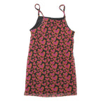 Heart Print Womens Camisole Vest Pink Sleeveless XS