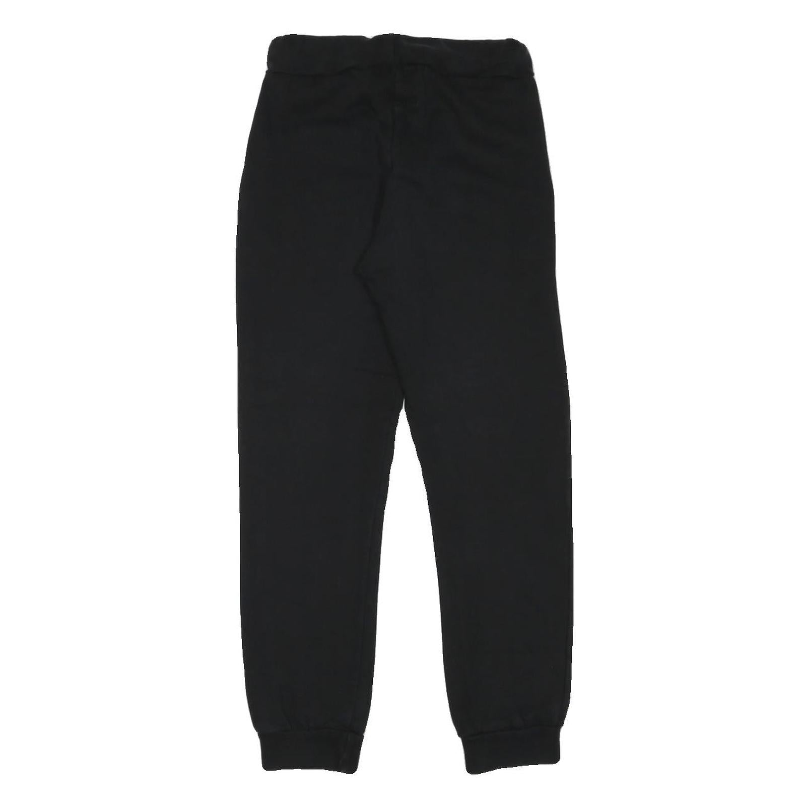 PYREX Mens Joggers Black M W26 L27 Cotton Blend Regular Tapered Fit Casual Wear