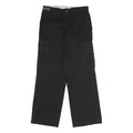 DICKIES Mens Black Polyester Blend Regular Straight Cargo Trousers W30 L30