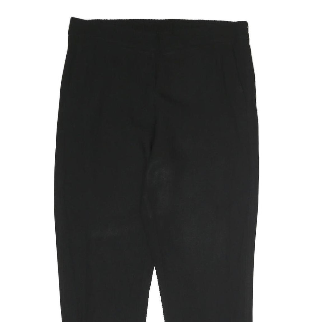 PAZA SEMPIONE Womens Polyester Black Relaxed Straight Trousers W25 L26 Classic