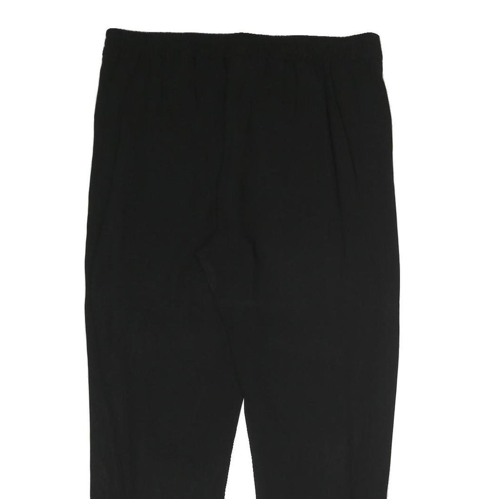 PAZA SEMPIONE Womens Polyester Black Relaxed Straight Trousers W25 L26 Classic