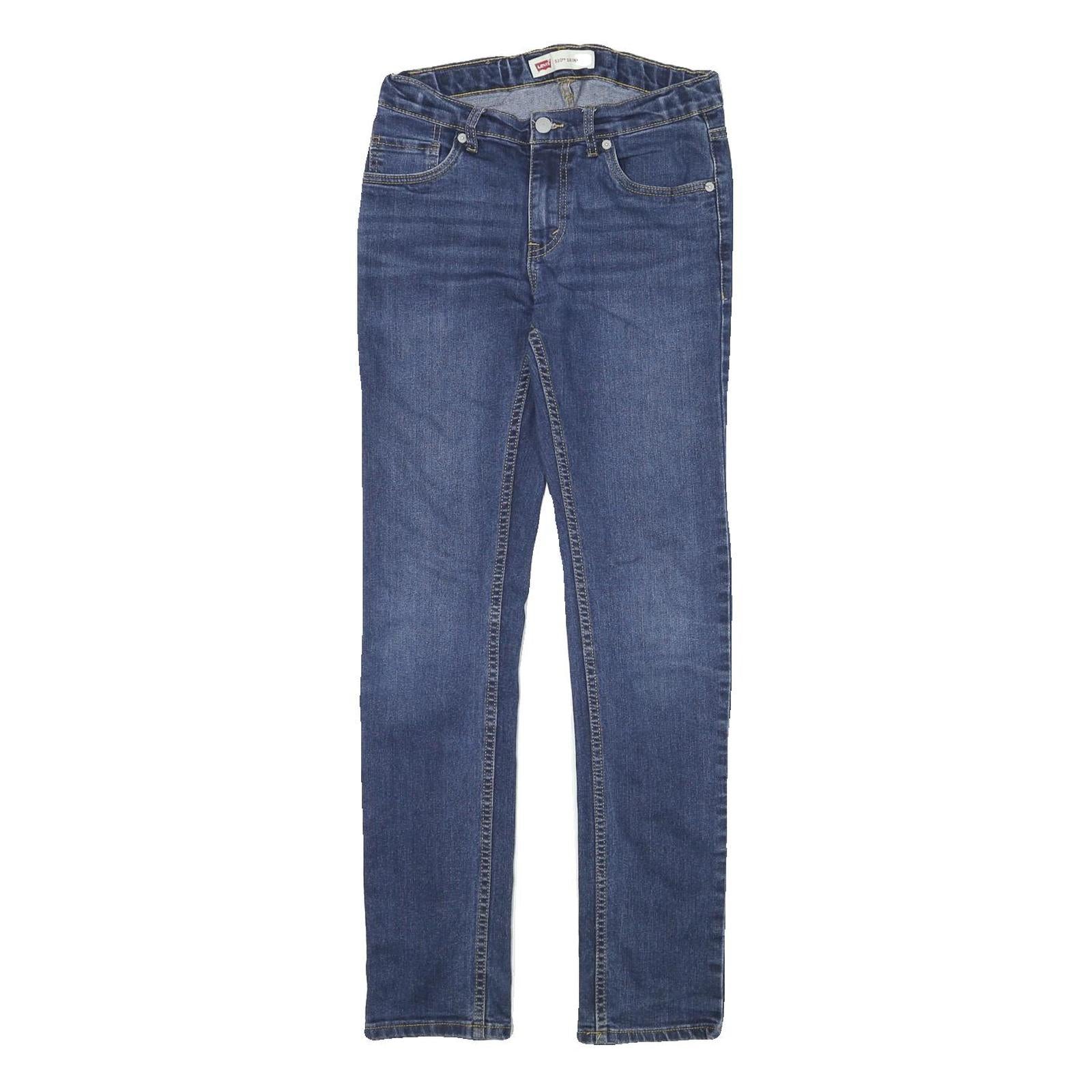 LEVI'S Mens Jeans Blue Slim Skinny Denim Medium Wash W26 L29 Classic Style Zip