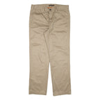 DOCKERS D1 Mens Trousers Beige Regular Straight W33 L29