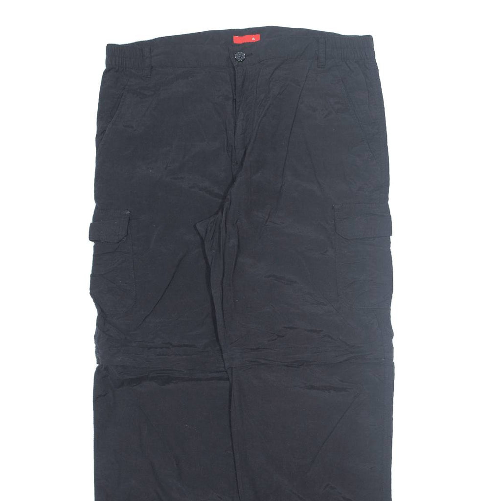 Outdoor Mens Trousers Black Regular Straight W36 L32