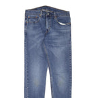 LEVI'S 512 Mens Slim Blue Denim Medium W30 L30 Jeans Cotton Blend Zip