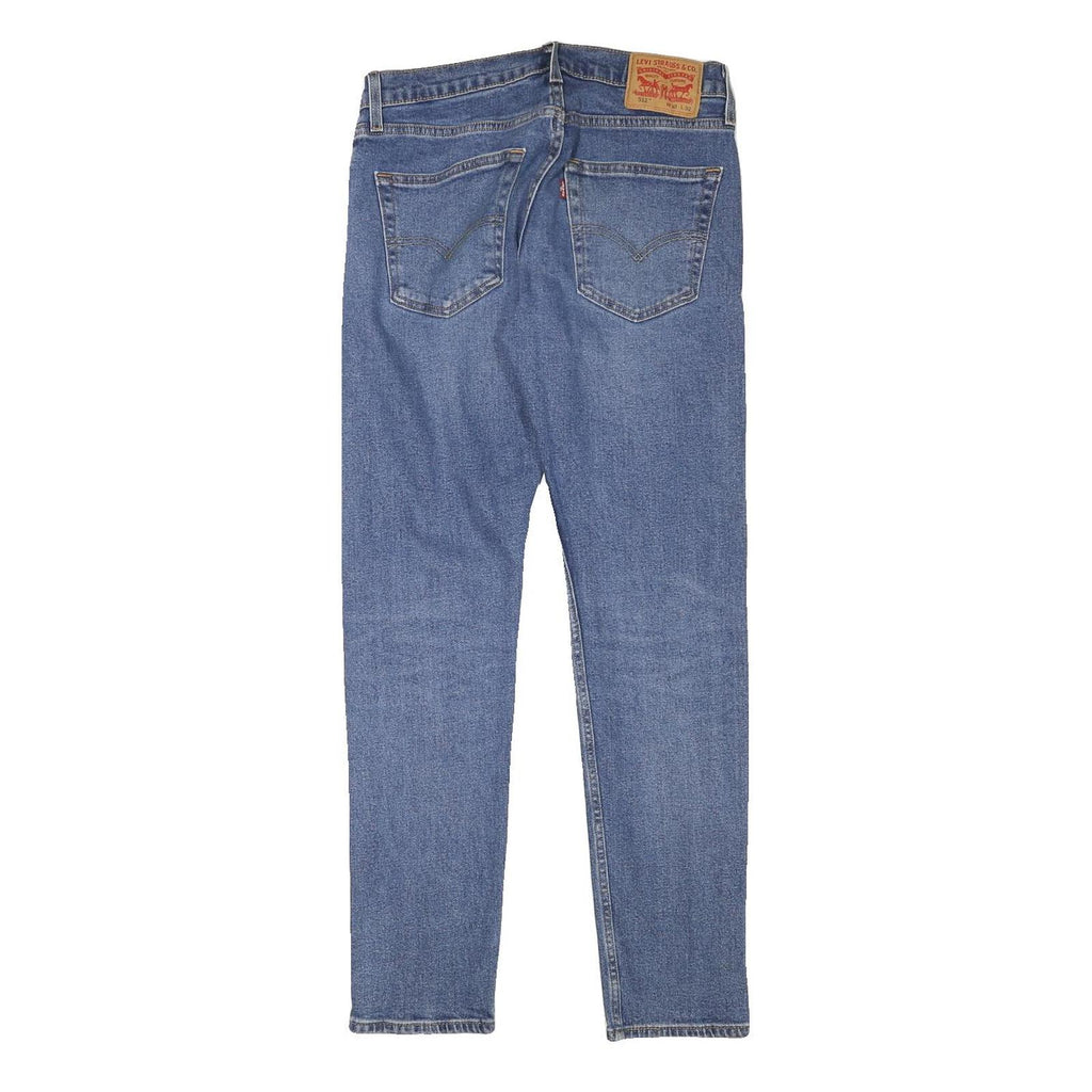 LEVI'S 512 Mens Slim Blue Denim Medium W30 L30 Jeans Cotton Blend Zip