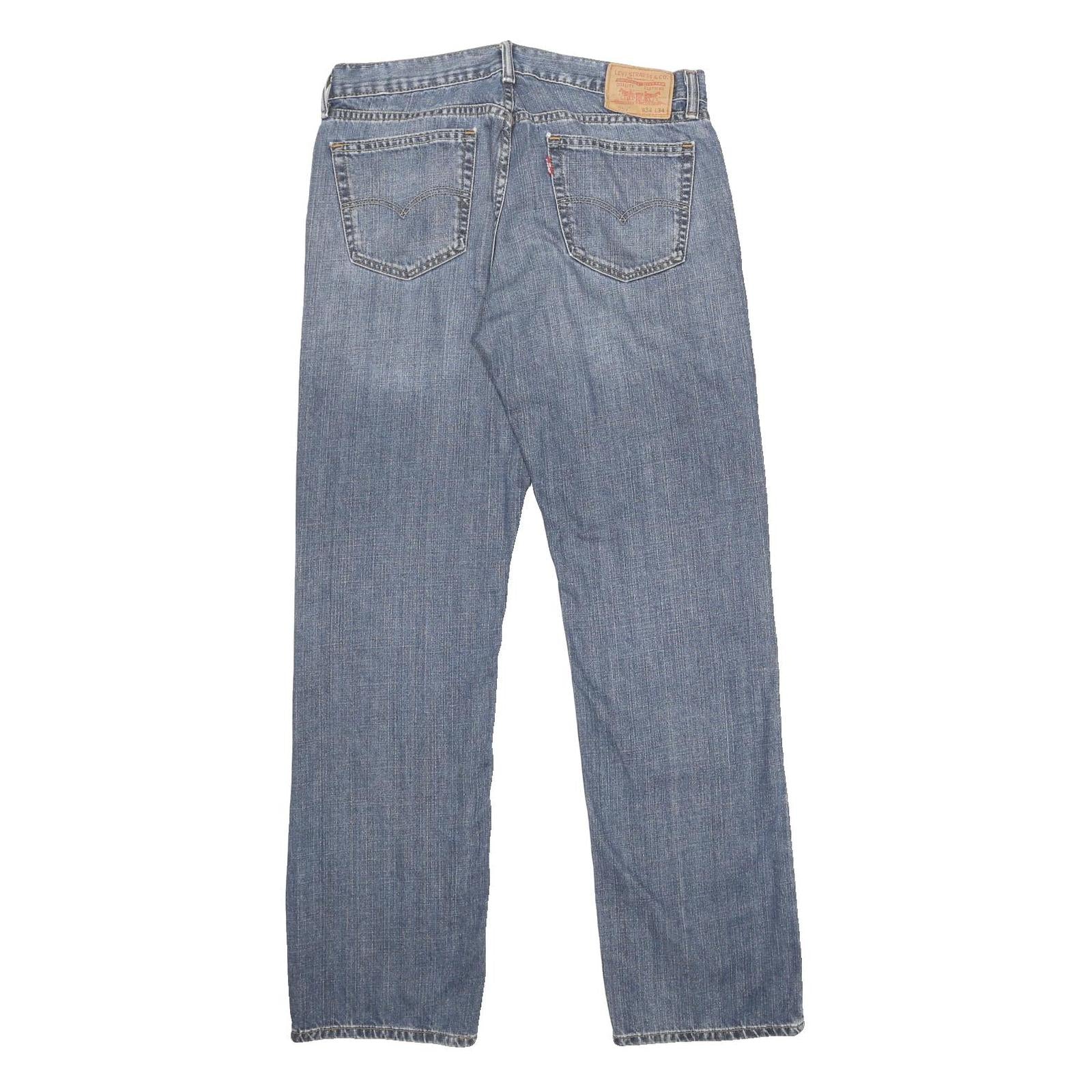 LEVI'S 559 Straight Mens Blue Relaxed Straight Denim Medium W34 L34 Jeans