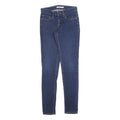 LEVI'S 710 Womens Jeans Blue Slim Skinny Denim Medium W25 L29 Stretch Zip