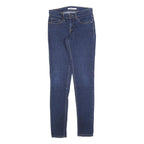 LEVI'S 710 Womens Jeans Blue Slim Skinny Denim Medium W25 L29 Stretch Zip