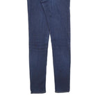 LEVI'S 710 Womens Jeans Blue Slim Skinny Denim Medium W25 L29 Stretch Zip