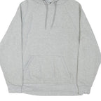 VANS Mens Grey Hoodie L Cotton Blend Pullover Casual Plain Drawstring