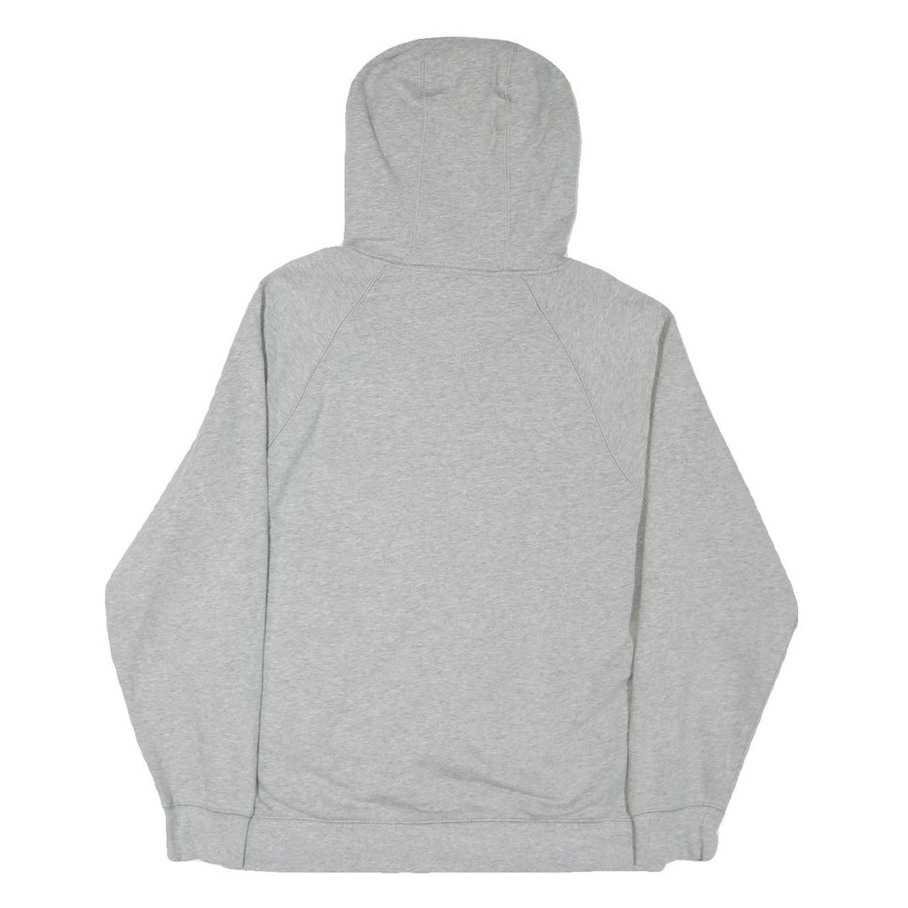 VANS Mens Grey Hoodie L Cotton Blend Pullover Casual Plain Drawstring