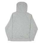 VANS Mens Grey Hoodie L Cotton Blend Pullover Casual Plain Drawstring
