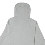 VANS Mens Grey Hoodie L Cotton Blend Pullover Casual Plain Drawstring