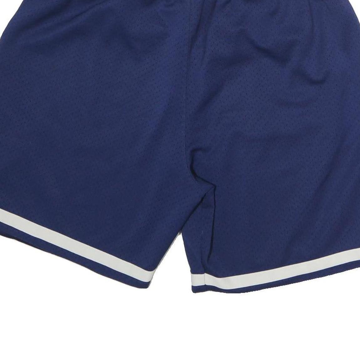 ADIDAS Mens Shorts Blue Casual Polyester XL W38 Three Stripe Sport Style