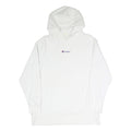 CHAMPION REVERSE WEAVE Mens White Hoodie S Cotton Blend Classic Pullover
