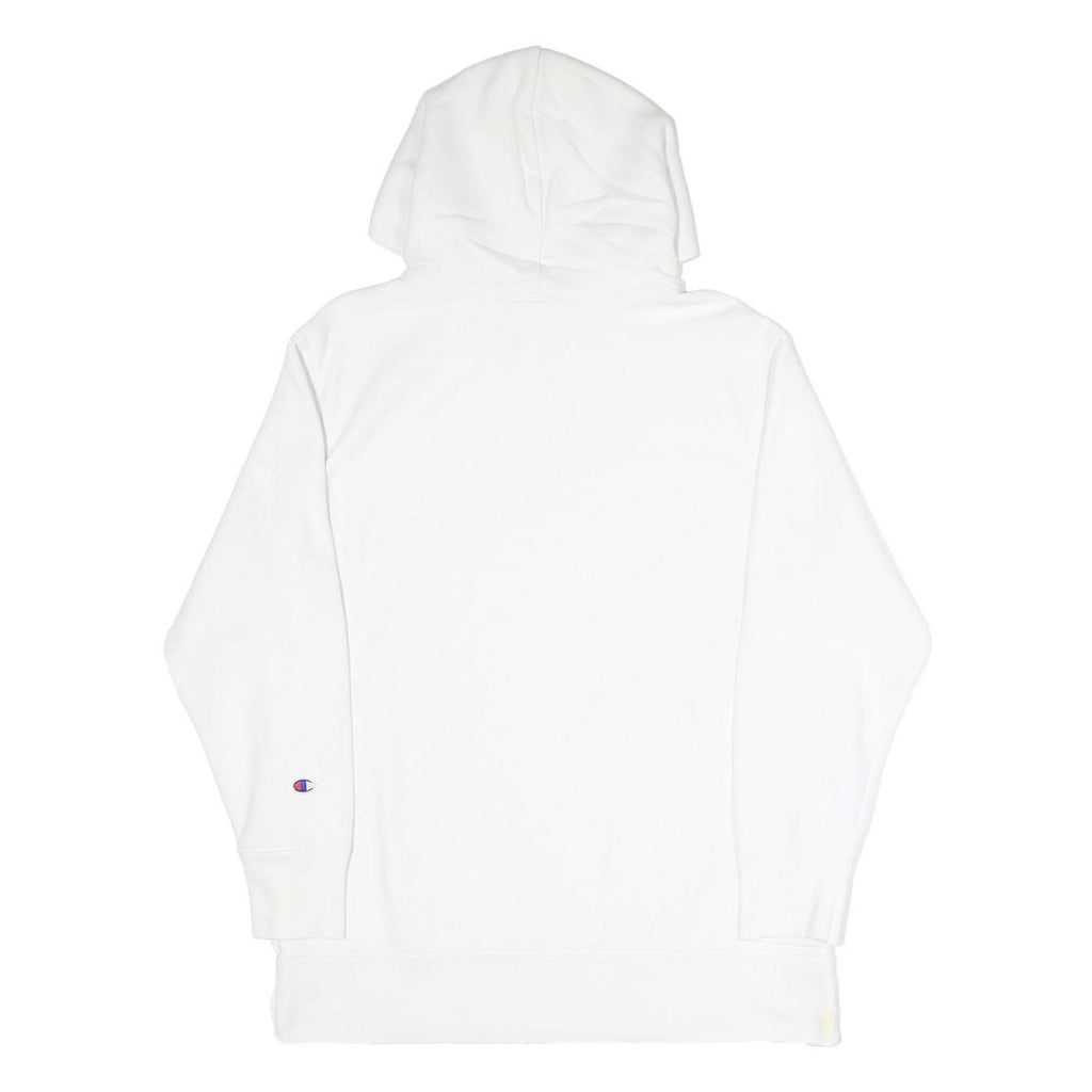 CHAMPION REVERSE WEAVE Mens White Hoodie S Cotton Blend Classic Pullover