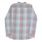 TOMMY HILFIGER Mens Blue Black & Red Check Shirt L Classic Cotton Blend Casual