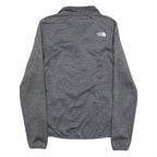 THE NORTH FACE Womens Grey Jacket XS Polyester Zip Plain Lightweight Outdoor