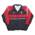 ATLETICA Mens Black & Red Zip Jacket XL Polyester Blend Athletic Sportswear