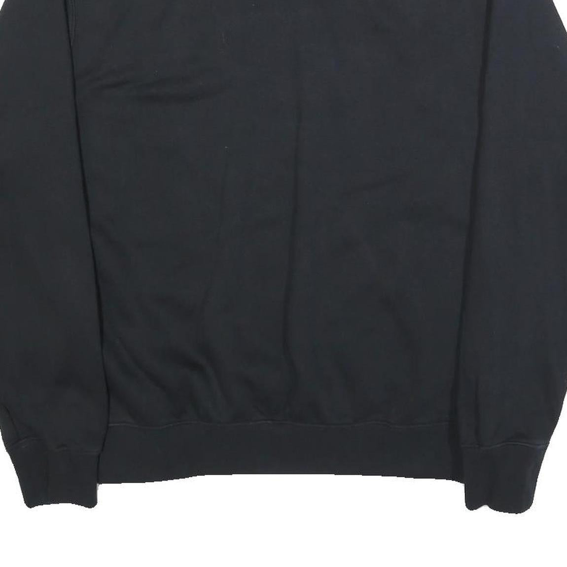 NIKE Womens Black Laulima Volleyball Crew Neck M Cotton Blend Sweatshirt