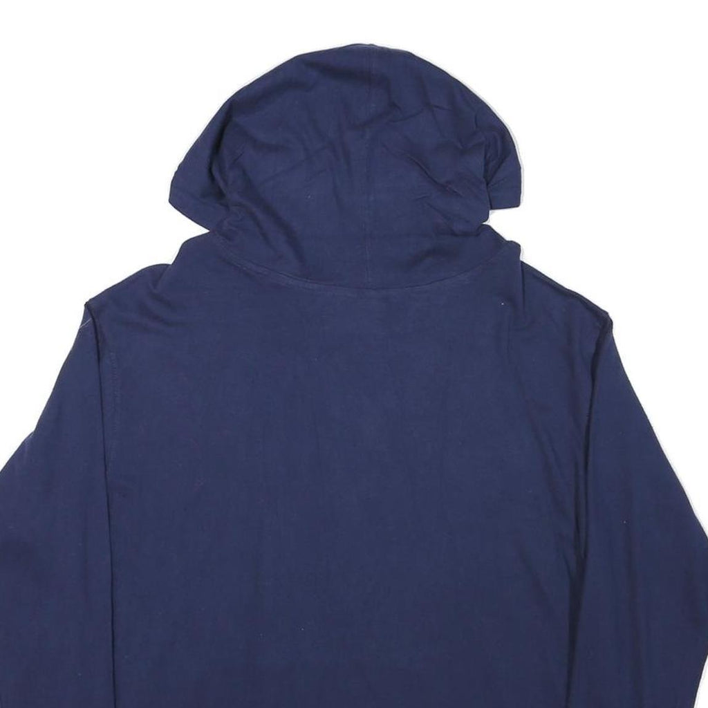 CHAMPION Womens Navy Hoodie L Cotton Blend Pullover Comfort Casual