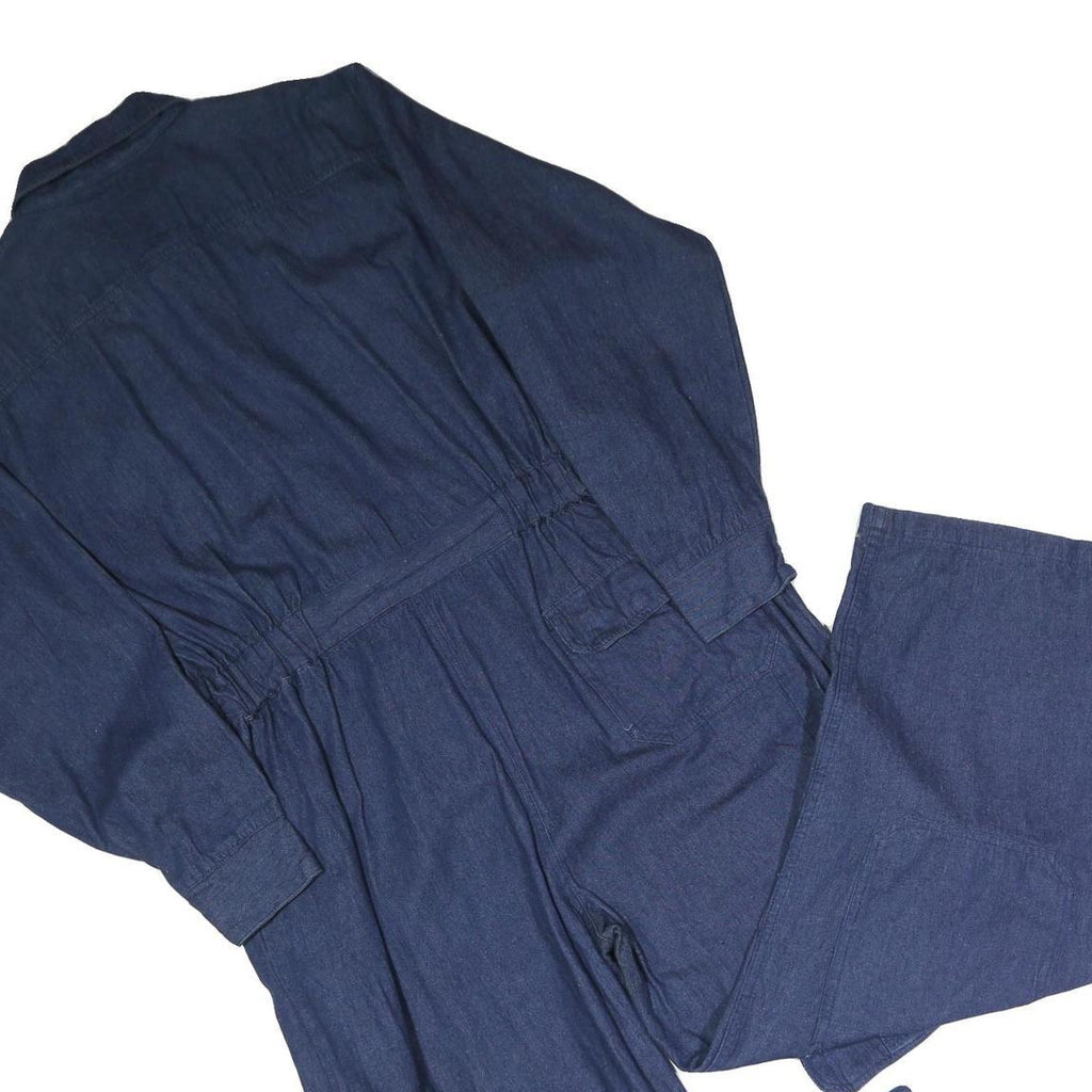 ROSIES Mens Blue Dungarees Regular Fit Polyester Blend XL W38 L28 Workwear