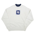 TOP STITCH Flower Print Womens Sweatshirt Blue XL