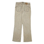 IBEN BERING Womens Beige Regular Fit Straight Cotton Blend Jeans W27 L27 Floral