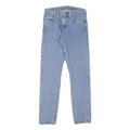 LEVI'S Mens Slim Blue Denim Light Woven Zip Jeans W26 L30 Classic Casual