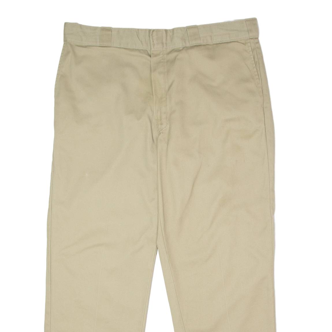 DICKIES 874 Original Workwear Mens Twill Trousers Beige Regular Straight W38 L28