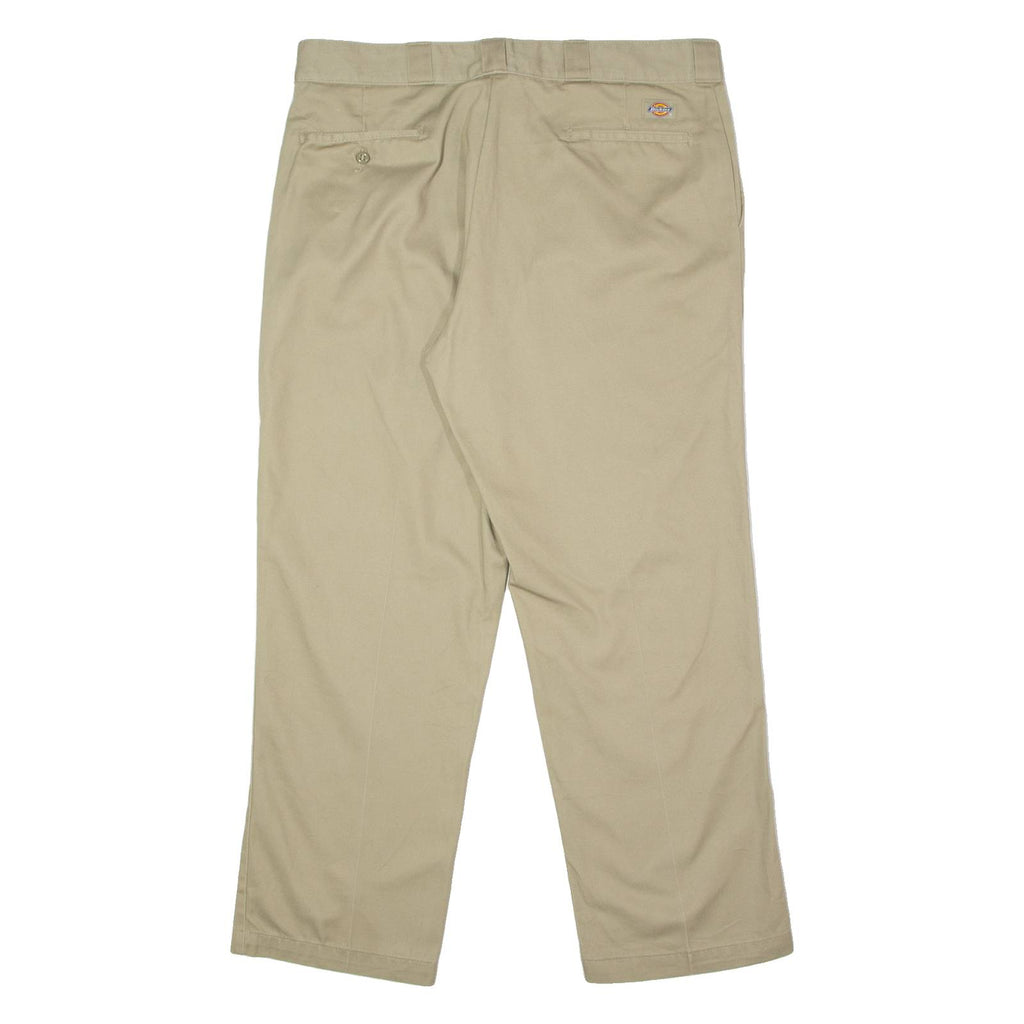 DICKIES 874 Original Workwear Mens Twill Trousers Beige Regular Straight W38 L28