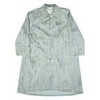CLAUDE HAVREY Womens Trench Coat Green L