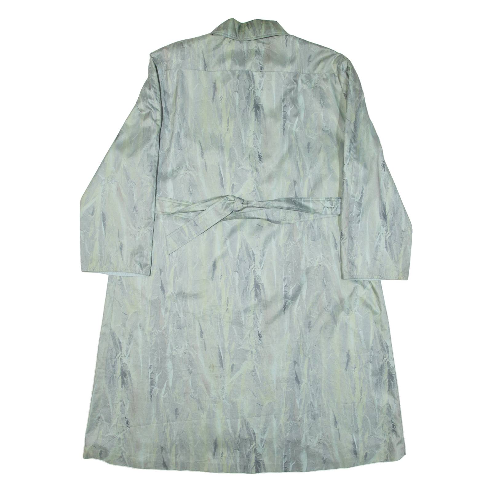 CLAUDE HAVREY Womens Trench Coat Green L