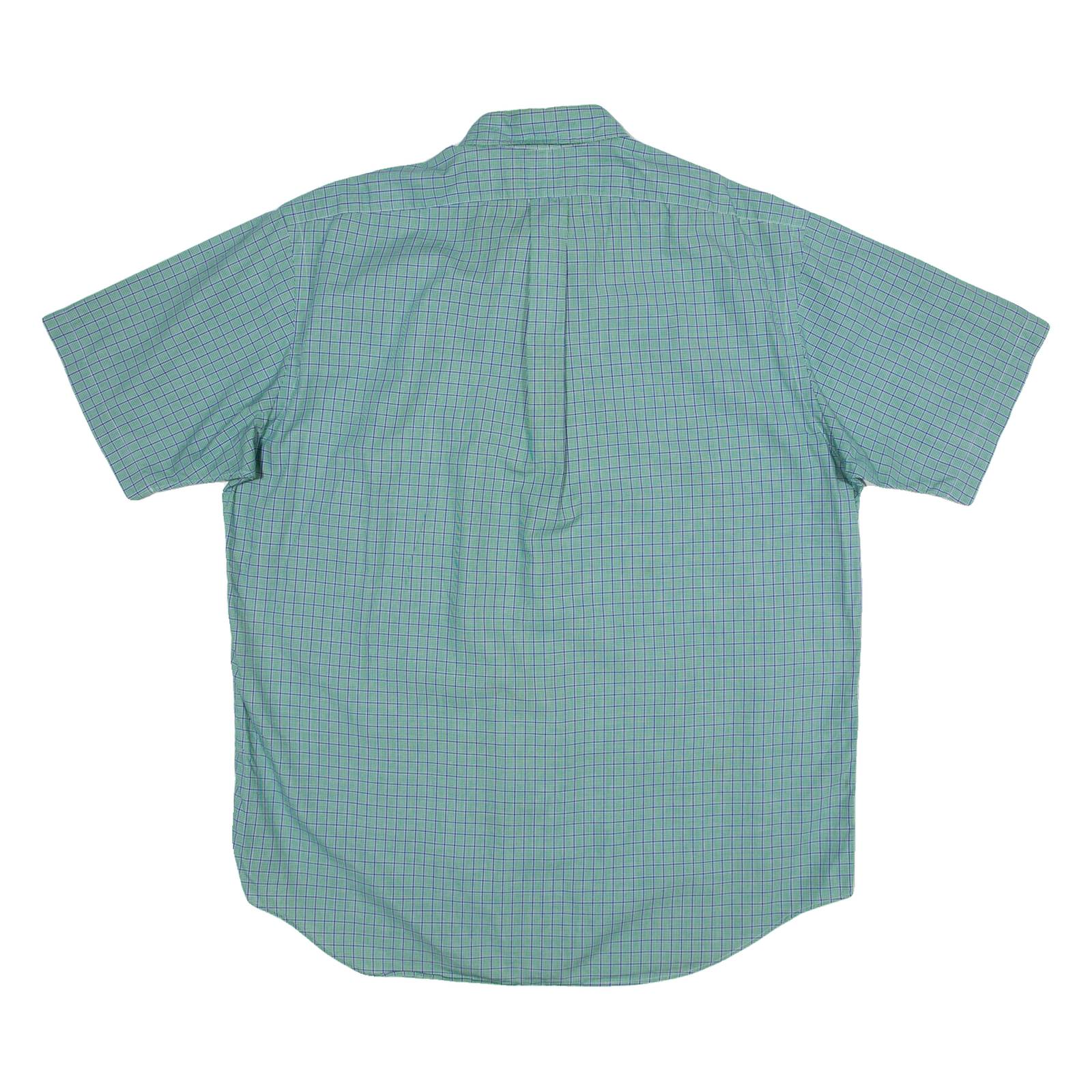 RALPH LAUREN Blake Mens Shirt Green Check L