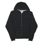 CHAMPION Mens Black Pullover Hoodie S Zip Front Casual Sportswear