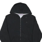 CHAMPION Mens Black Pullover Hoodie S Zip Front Casual Sportswear